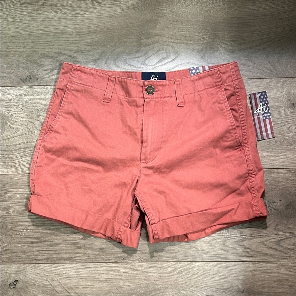 Authentic Icon Women's Coral Flat Front Shorts